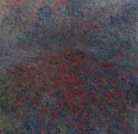 Mountain 1 Oil on canvas 36"X36" 2025